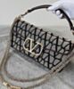 Valentino Loco Toile Iconographe Shoulder Bag Dark Coffee 5