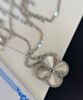 Van Cleef & Arpels Women's Vintage Alhambra Pendant Silver 6