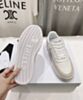 Celine Unisex Ct-10 Celine Trainer Low Lace-Up Sneaker White 10