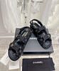 Chanel Women's Sandals G35927 Black 3