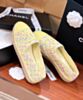 Chanel Women's Espadrilles G29762 Yellow 7