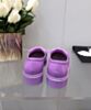 Chanel Women's Moccasins G45474 Purple 7