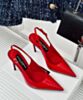 Dolce & Gabbana Women's Patent Leather Slingbacks Red 4