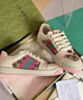 Gucci Women's Screener Sneaker With Crystals 677423 Pink 4