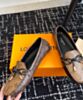 Louis Vuitton Women's Gloria Flat Loafer 1ABV2R Brown 5