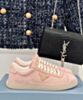 Prada Women's Suede Sneakers 1E413N Pink 5