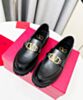 Valentino Women's Vlogo Signature Calfskin Loafer Black 2