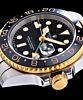 Rolex GMT Master Black Bezel Watches Golden