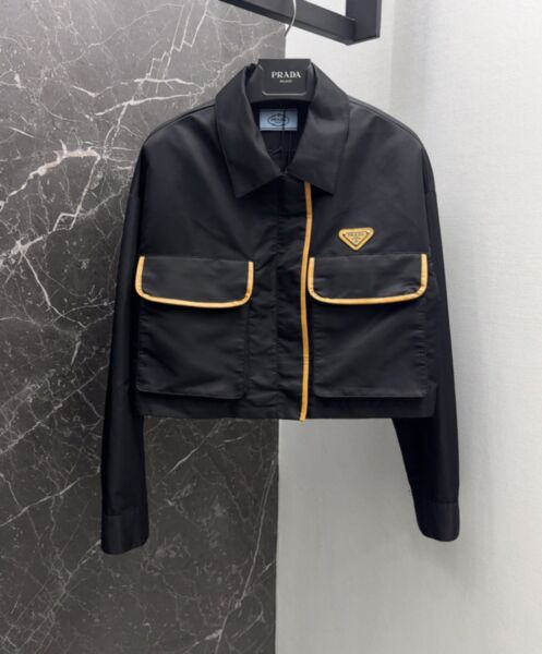 Prada Women's Re-Nylon Jacket Black 2