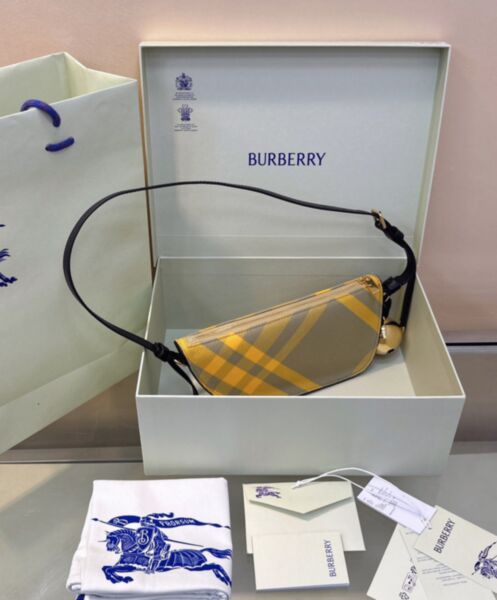 Burberry Mini Shield Sling Bag Yellow 5