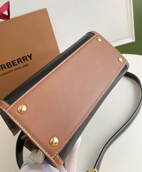 Burberry Mini Vintage Check Two-handle Title Bag 