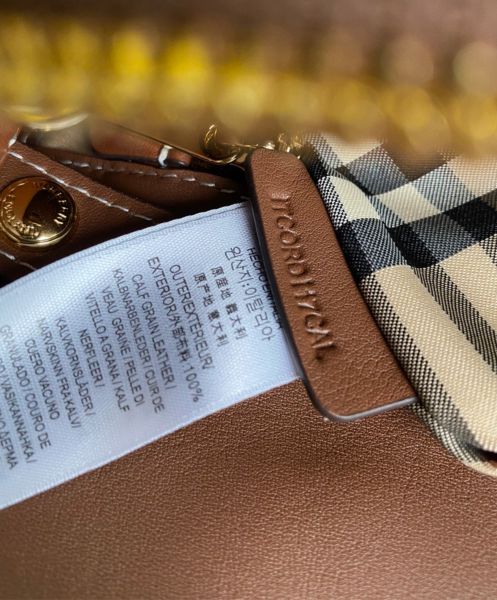 Burberry Mini Vintage Check Two-handle Title Bag 