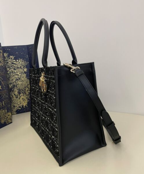 Dior Medium Dior Book Tote Black 3