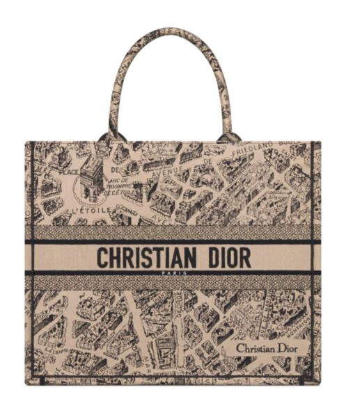 Dior Large Dior Book Tote Apricot