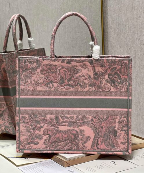 Dior Large Dior Book Tote Pink 5