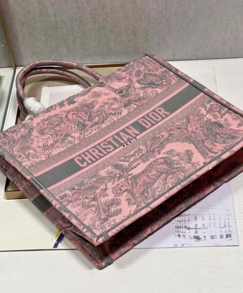 Dior Large Dior Book Tote Pink 8