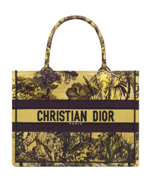 Dior Medium Dior Book Tote Yellow