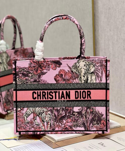 Dior Medium Dior Book Tote Pink 2