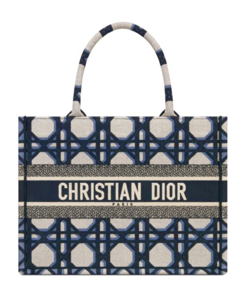 Dior Medium Dior Book Tote Dark Blue