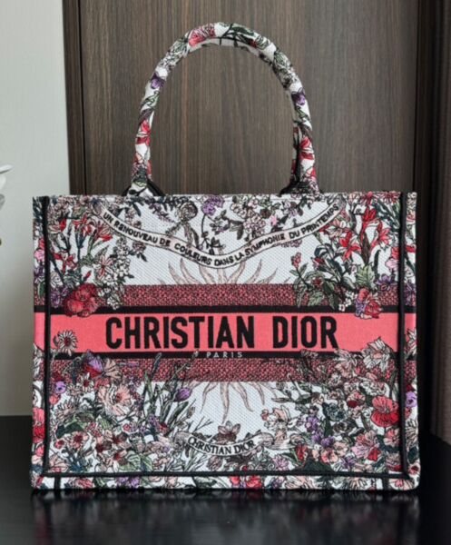 Dior Medium Dior Book Tote Pink 2