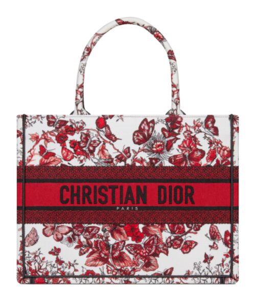 Dior Medium Dior Book Tote Red