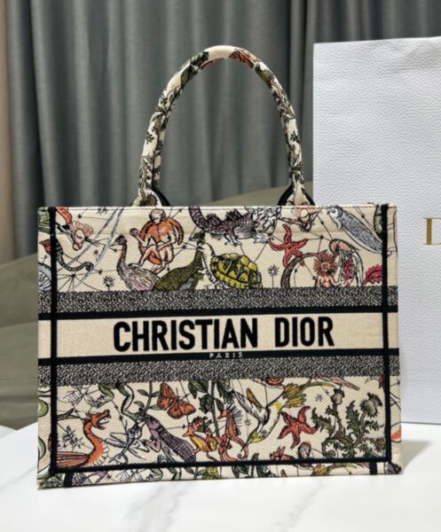 Dior Medium Dior Book Tote Cream 3