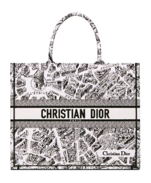 Dior Large Dior Book Tote Black