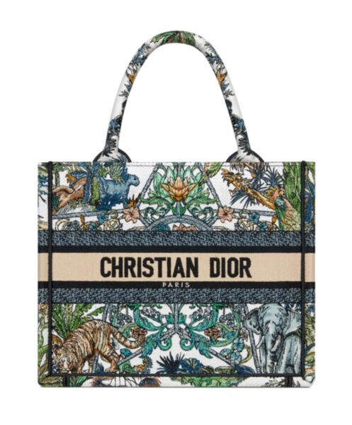 Dior Small Dior Book Tote Green