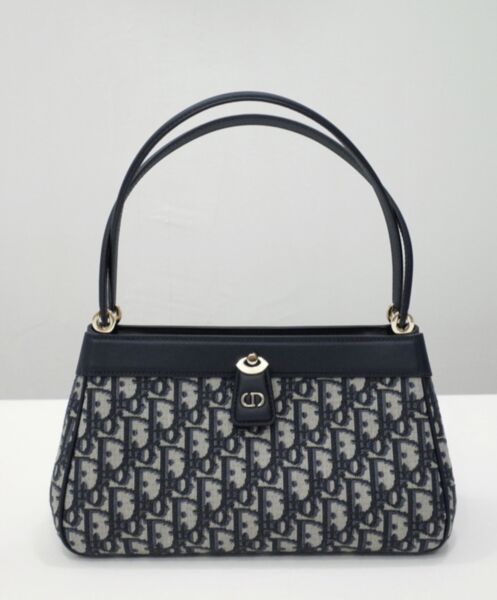 Dior Medium Dior Key Bag Dark Blue 2