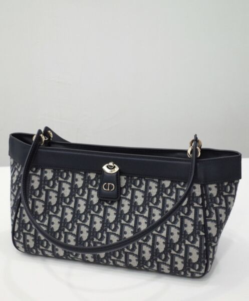 Dior Medium Dior Key Bag Dark Blue 3