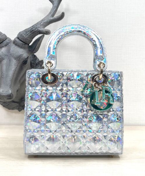 Dior Small Lady Dior My Abcdior Bag Silver 2