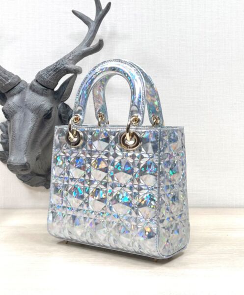 Dior Small Lady Dior My Abcdior Bag Silver 5