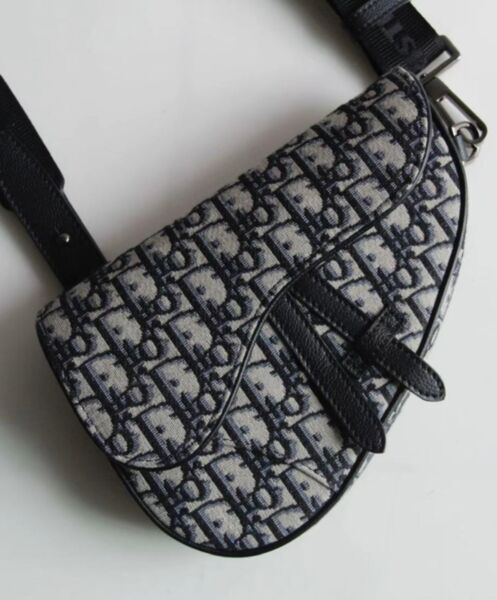 Dior Saddle Bag Dark Blue 3