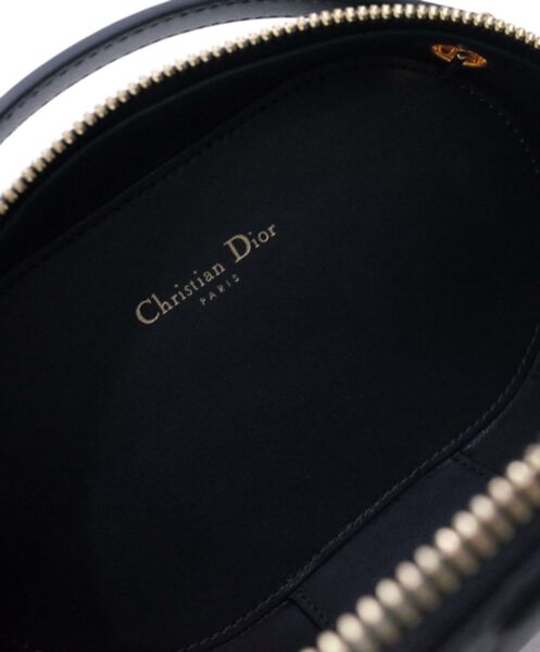 Dior CD Signature Oval Camera Bag Dark Blue 9