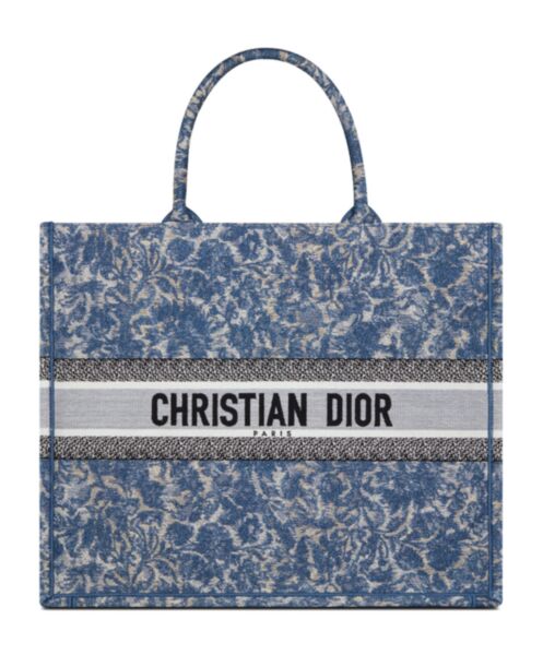 Dior Large Dior Book Tote Blue