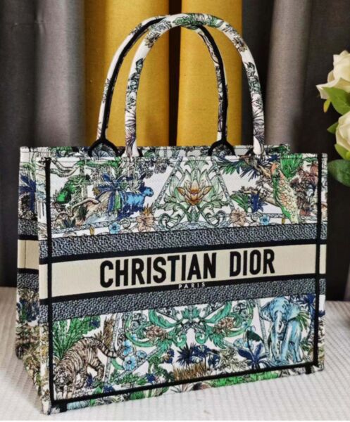 Dior Medium Dior Book Tote Green 3