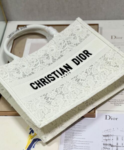 Dior Medium Dior Book Tote Cream 8