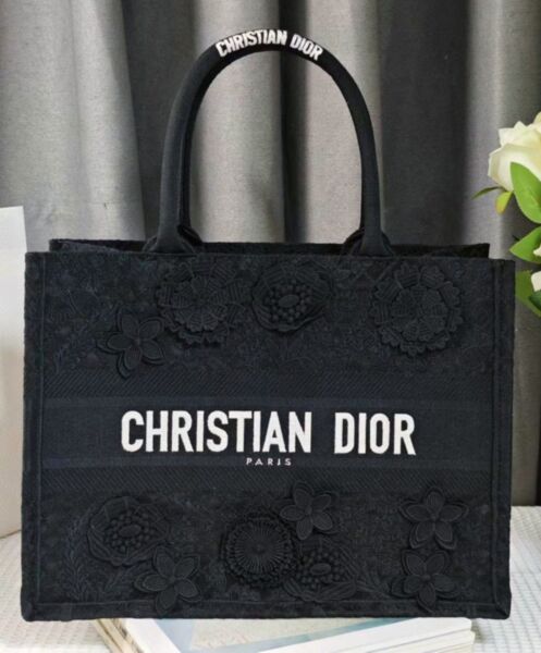 Dior Medium Dior Book Tote Black 2