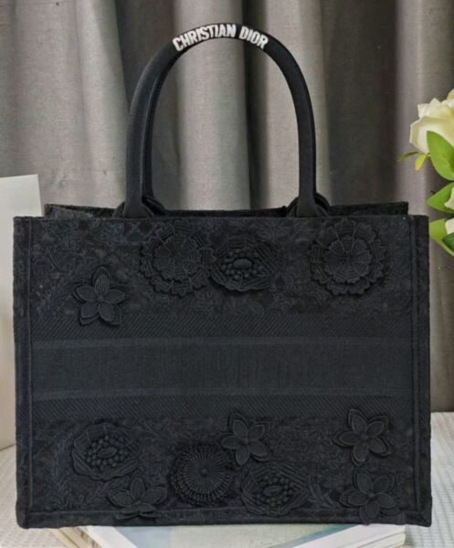 Dior Medium Dior Book Tote Black 5