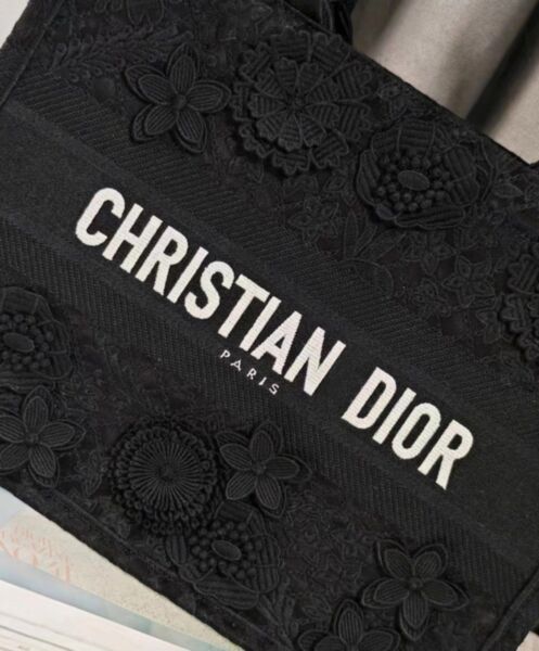 Dior Medium Dior Book Tote Black 8