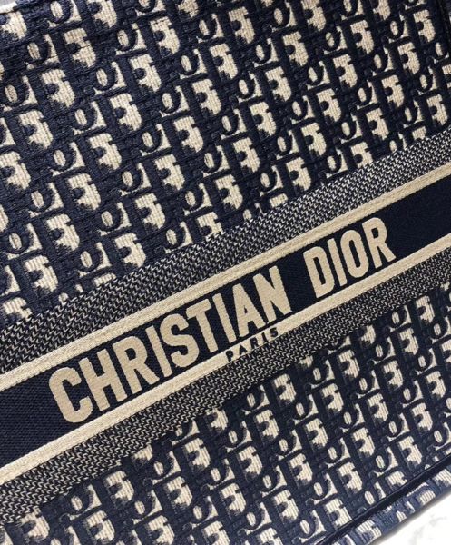 Dior Book Tote bag M1286 Dark Blue