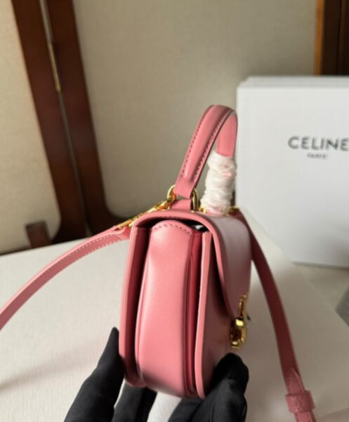 Celine Mini Besace Clea In Shiny Calfskin 4