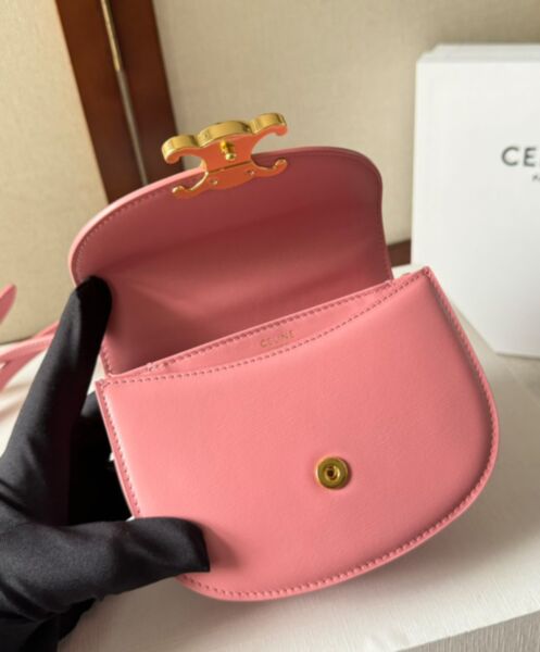 Celine Mini Besace Clea In Shiny Calfskin 8