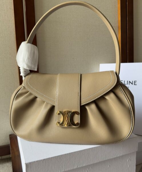 Celine Medium Polly Bag In Supple Calfskin 2