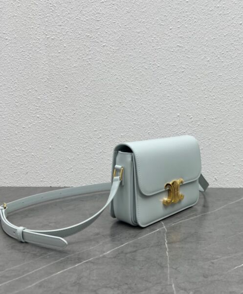 Celine Teen Triomphe Bag In Shiny Calfskin 3