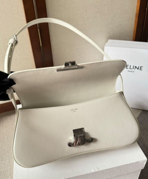 Celine Medium Celine Lola Bag In Shiny Calfskin 8