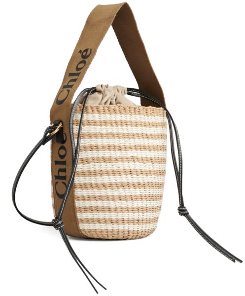 Chloe Small Woody Basket Khaki