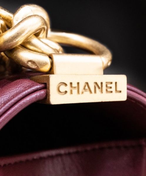 Chanel Lambskin Medium Boy Bag A67086 