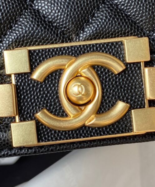 Chanel Boy Chanel Handbag With Handle A94805 Black 6