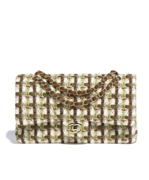 Chanel Classic Handbag A01112 Green